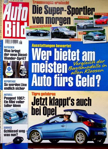 Deckblatt Auto Bild (28/2004)